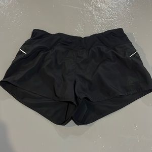 Black athletic shorts
